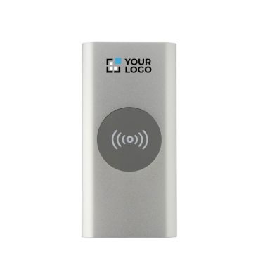 Batterie externe sans fil en aluminium recyclé 8 000 mAh