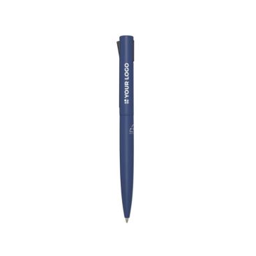 Stylo en aluminium et plastique recyclé avec clip encre noire
