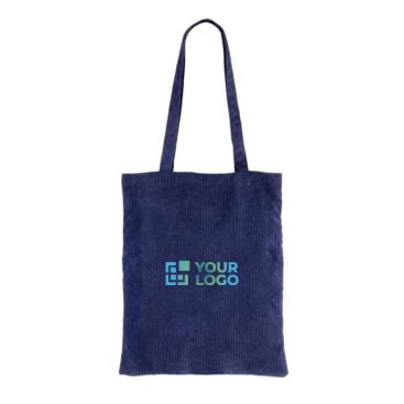 Sac en velours de polyester avec longues anses 240 g/m2
