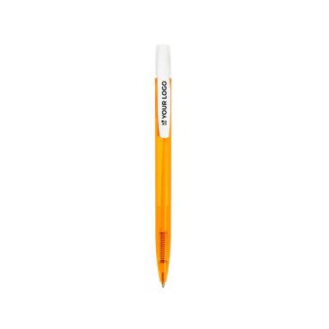 Stylos BIC publicitaires en encre bleue BIC® Media Clic Clear 