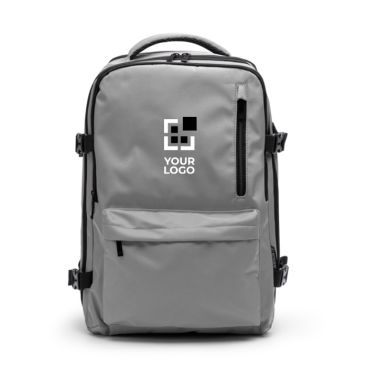 Sac à dos de voyage en polyester recyclé résistant à l'eau PC 16