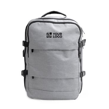 Sac à dos en RPET avec port USB et poche pour ordinateur 17,3’’