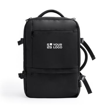 Sac à dos de voyage en cuir PU extensible avec poche pour PC 17’’