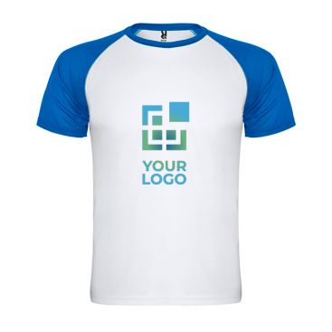 T-shirt de sport bicolore 140 g/m² Roly Direct Indianapolis 