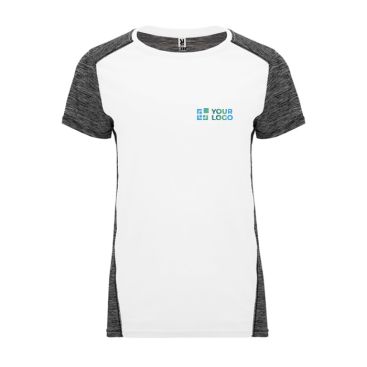T-shirt technique bicolore pour femme 135 g/m² Roly Direct Zolder 