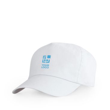 Casquette en coton avec velcro ajustable et œillets de ventilation