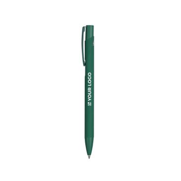 Stylo en aluminium recyclé, en une seule couleur, à encre bleue