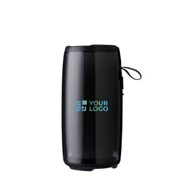 Enceinte noire avec plusieurs modes d'éclairage pour l'extérieur