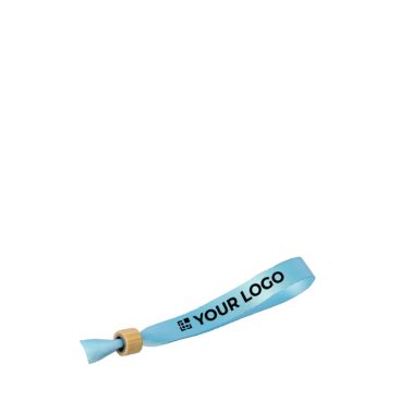 Bracelet coloré pour événements RPET avec fermeture bambou