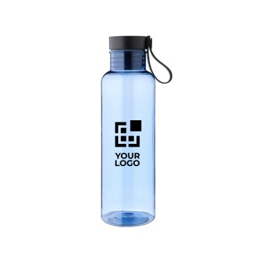Gourde RPET avec détail bambou et sangle de bouchon 750ml