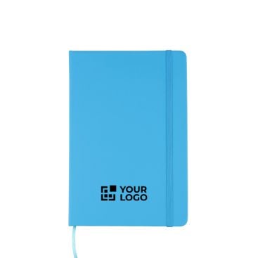 Carnet à couverture rigide RPET avec feuilles lignées A5 assorties