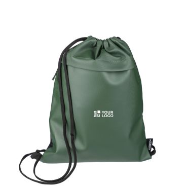 Sac à dos à ficelle imperméable avec poche frontale