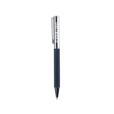 Stylo roller rotatif en laiton et RPET personnalisable encre bleue