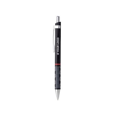 Stylo Rotring en plastique avec grip antidérapant encre bleue