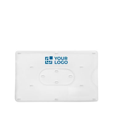 Porte-badge transparent en plastique pour carte