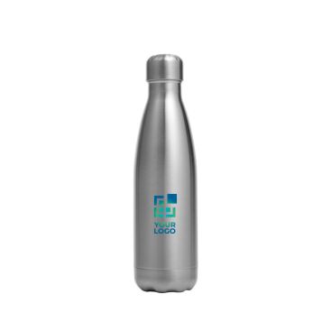 Bouteille en acier inoxydable avec bouchon à vis argenté 650ml