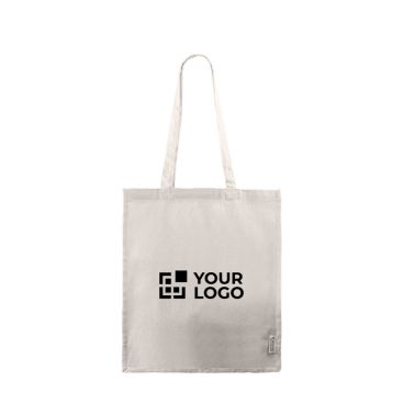 Sac en coton canvas recyclé avec longues anses 240 g/m²