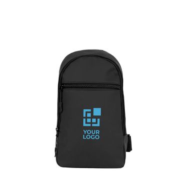 Sac bandoulière en similicuir avec poche extérieure sur le devant