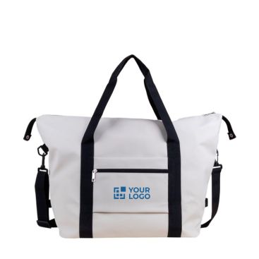Sac en similicuir pour voyage avec sangle pour trolley