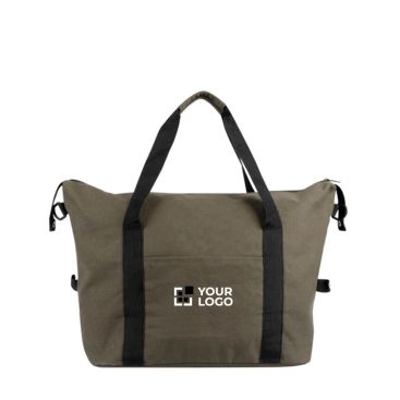 Sac en toile RPET idéal pour être transporté sur un trolley 460 g/m2