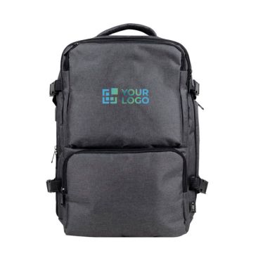 Sac à dos en polyester RPET multi-poches avec un rangement chaussures