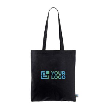 Sac en coton Fairtrade à longues anses capacité 6kg 140 g/m2