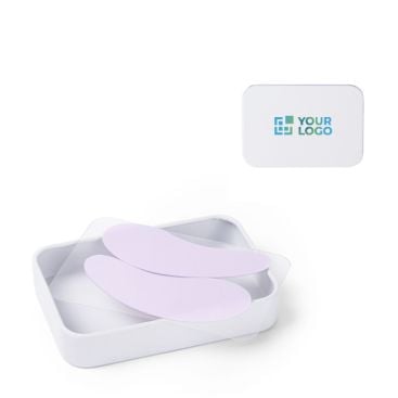 Set réutilisable de patchs pour yeux en silicone dans boîte