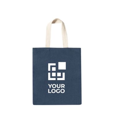 Sac en jute avec anses en coton 240 g/m2