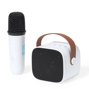 Set karaoké avec enceinte 5 watts et micro Bluetooth