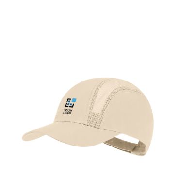 Casquette de sport en microfibre avec panneaux respirants