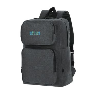 Sac à dos en polyester RPET souple pour tablette et ordinateur 15