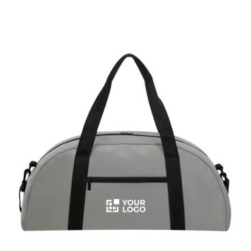 Sac de sport en cuir synthétique avec double poignée de transport