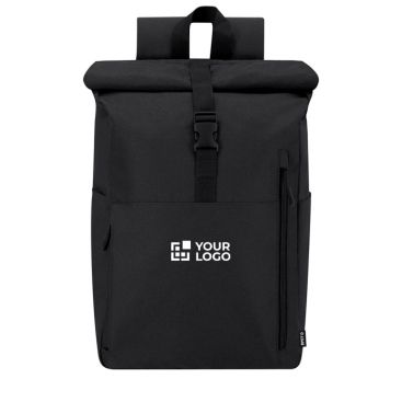 Sac à dos roll top en RPET pour pc portable compatible trolley 15''