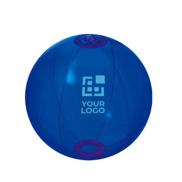 Ballon de plage publicitaire aux couleurs vives