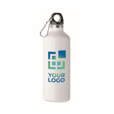 Bouteille étanche en acier inoxydable recyclé avec mousqueton 500ml