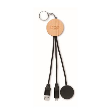 Set 4 en 1 de câbles de charge et charge pour montre en porte-clés