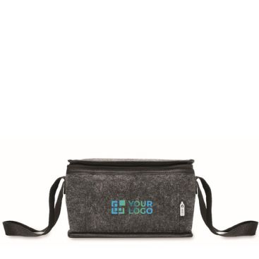 Sac isotherme personnel en feutre RPET avec poche frontale 5L