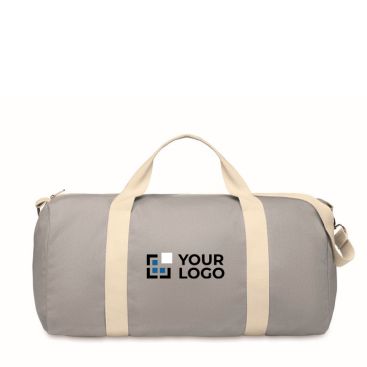 Sac en tissu recyclé avec double anse ajustable et amovible