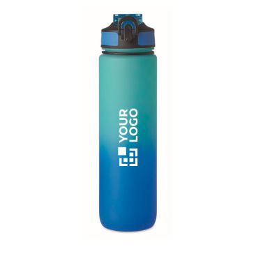 Bouteille en RPET avec bec et indicateur d’hydratation 1 L