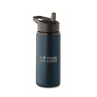 Bouteille en acier inoxydable recyclé avec bec et anse 500 ml