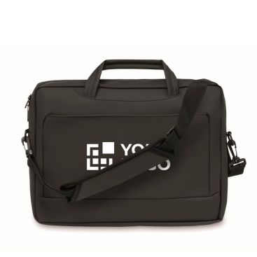 Mallette ordinateur portable anses et bandoulière ajustable 15 pouces