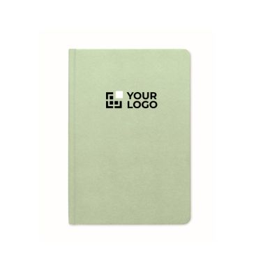 Carnet A5 à couverture rigide fabriqué en canne à sucre, pages lignées