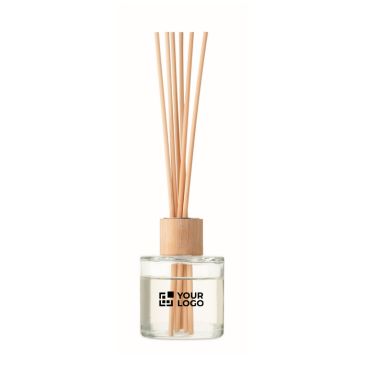 Élégant diffuseur de parfum à la vanille avec détail en bambou