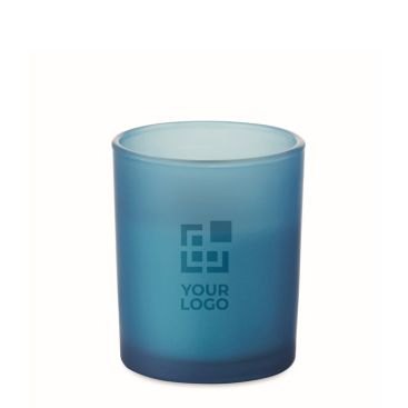 Bougie parfumée à la vanille en cire végétale et mèche en bois