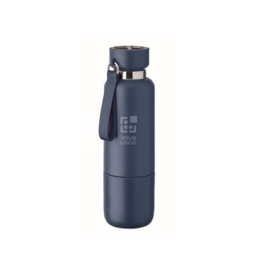 Bouteille isotherme avec anse et verre intégré 500ml