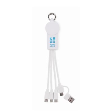 Porte-clés avec plusieurs câbles de recharge et différentes sorties