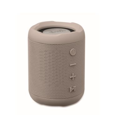 Petite enceinte sans fil en tissu RPET avec 3 heures d'autonomie
