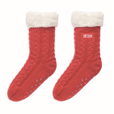 Chaussettes avec points antidérapants