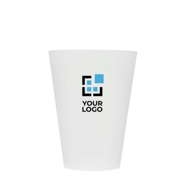 Verre translucide en plastique réutilisable avec finition mate 300 ml