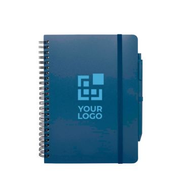 Cahier à couverture rigide en plastique recyclé A5 pages lignées